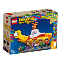 LEGO 乐高 Ideas 创意系列 21306 披头士黄色潜水艇+凑单品