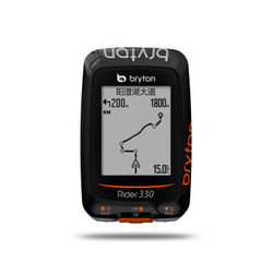 bryton百锐腾R330无线GPS码表 心率踏频器WiFi 轨迹导航电子罗盘夜光 R330T(踏频心率套装)