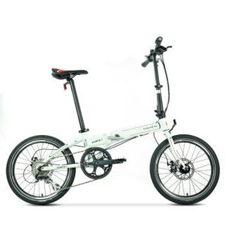 DAHON 大行 D8 折叠自行车 KBA083 白色 8速 20英寸 标准款