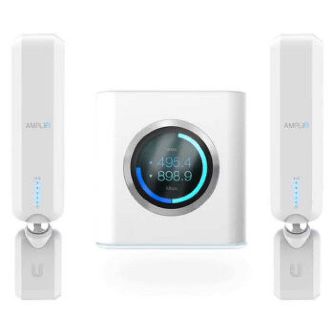 给客户家做分布式系统的无线网络覆盖,UBNT 双频无线路由器AmpliFi 1750M入手分享