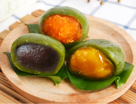 真真老老 蛋黄肉松芒果青团 组合装 480g