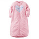 Carter's 118G621 1件式女婴儿粉色波点长袖睡袋