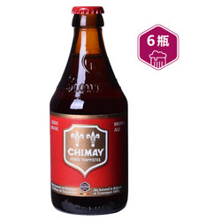 CHIMAY 智美 红帽啤酒 330ml*6 进口啤酒