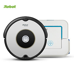 iRobot Roomba601 扫地机器人+Braava Jet 241 喷水擦地机器人 *2套