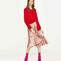 ZARA 05065042620 女士百褶裙