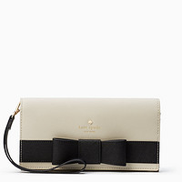 Kate Spade NEW YORK kirk park saffiano linney 女士真皮长款钱包 