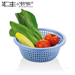 汇丰信佳大网格 小号 洗菜篮果蔬篮 17.5cm 颜色随机