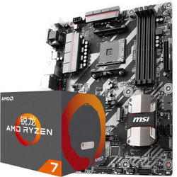 锐龙 AMD Ryzen 7 1700 处理器+msi 微星 B350 TOMAHAWK主板 套装