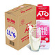 【京东超市】西班牙 进口牛奶 艾多(ATO) 超高温灭菌处理脱脂纯牛奶 1L*6 整箱装