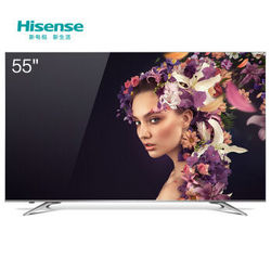 海信（Hisense） LED55EC720US 55英寸超薄4K智能液晶电视机 金属机身