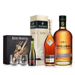 RÉMY MARTIN 人头马 豪华大礼包 CLUB 350ml+威士忌 700ml