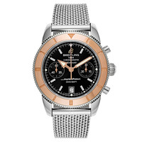 BREITLING 百年灵 Superocean Heritage系列 U2337012-BB81-154A 男士机械腕表 44mm 黑色 银色 不锈钢