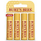 凑单品：BURT‘S BEES 小蜜蜂 蜂蜡润唇膏 4支装