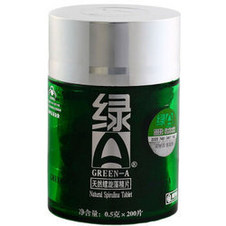 绿A（Green A）天然螺旋藻精片 0.5g*200粒*3