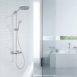 Hansgrohe 汉斯格雅 27165000 双飞雨 180恒温淋浴花洒套装 