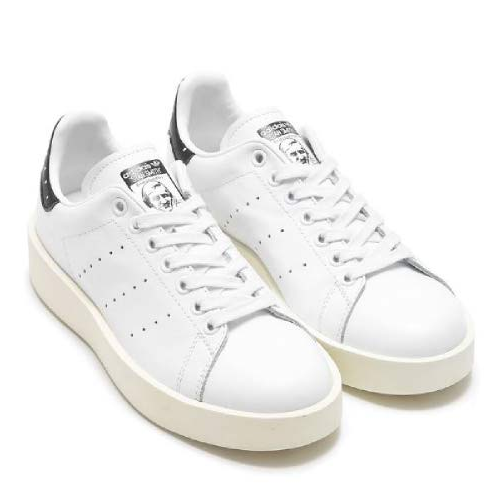adidas 阿迪达斯 Stan Smith Bold BA7771 女士厚底休闲运动鞋 斑点黑尾