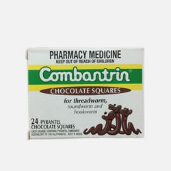 Combantrin 驱虫打虫杀蛔虫巧克力块 24块*2盒