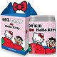 限PLUS会员：Want Want 旺旺 旺仔牛奶糖（铁罐 Hello Kitty版）草莓味 518g*5罐