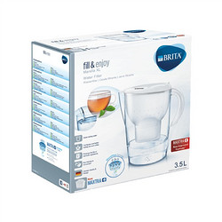  BRITA 碧然德 Marella 白色滤水壶 3.5L + MAXTRA 滤芯1枚