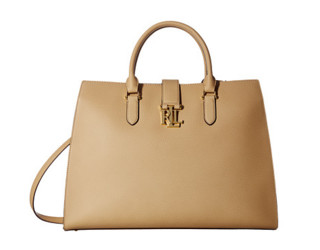 LAUREN Ralph Lauren Carrington Bridgitte Tote 女士真皮手提包