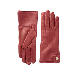 COACH 蔻驰 Iconic Leather Gloves 女士皮手套