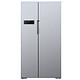 SIEMENS 西门子 610升 变频风冷无霜对开双开门冰箱 大容量 速冷速冻（银色） BCD-610W(KA92NV60TI)