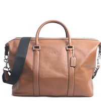  COACH 蔻驰 F54765 男款皮质旅行包 棕色