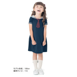 BELLE MAISON 千趣会 领结水兵连衣裙