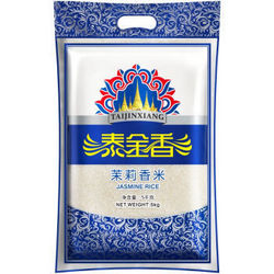 【京东超市】泰金香茉莉香米 进口原粮国内包装 大米5KG