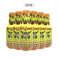 新低价：Arizona 亚利桑那 草莓味冰茶 500ml*6瓶