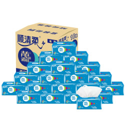 顺清柔 抽纸青春 3层120抽18包