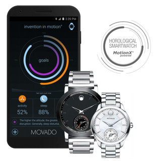 MOVADO 摩凡陀 Circa Motion系列 0660008 男士智能腕表