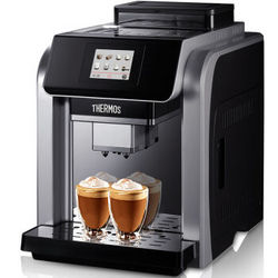 THERMOS 膳魔师 EHA-3421D 全自动咖啡机（赠专用奶泡杯）