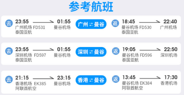 泰国曼谷芭提雅6天5晚跟团游