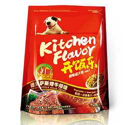 KitchenFlavor 开饭乐 成犬粮 德克萨斯烤牛排味 1.6kg*5件