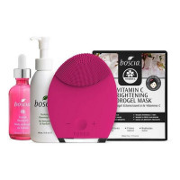 FOREO LUNA 1代洁面仪套装（Boscia 洁面啫喱150ml+抗衰老精华 50ml）