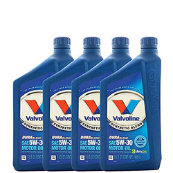 Valvoline 胜牌 DURA BLEND 星驰 SN 5W-30 半合成机油 946ml*4桶 