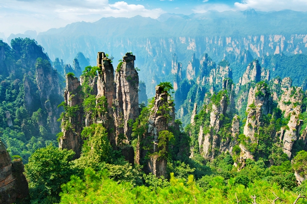 探秘湘西:上海-张家界4天往返特价机票(含1晚酒