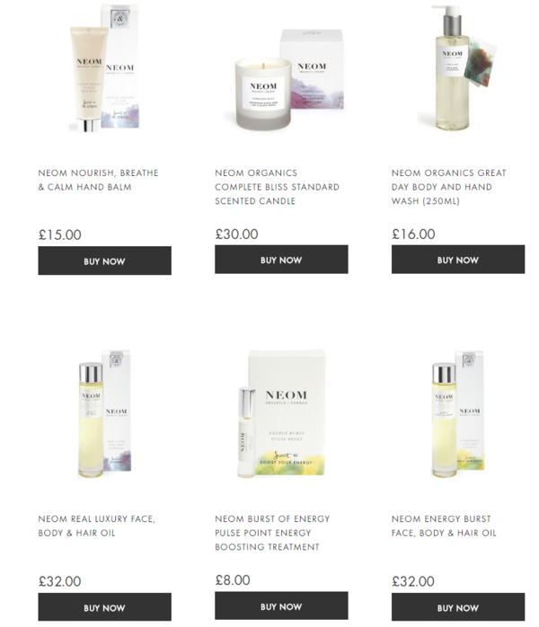 BEAUTY EXPERT NEOM 皇室御用香薰蜡烛