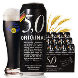 5.0 ORIGINAL 黑啤酒 500mL*24听