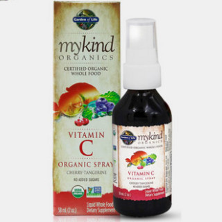 Garden of Life 生命花园 Mykind 有机VC喷剂 樱桃味 58ml