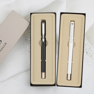 PARKER 派克 威雅系列 ZHNP01 签字笔组合 黑色+白色 2支装