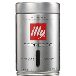 illy 意利 意式浓缩深度烘焙咖啡粉 250g*2罐 