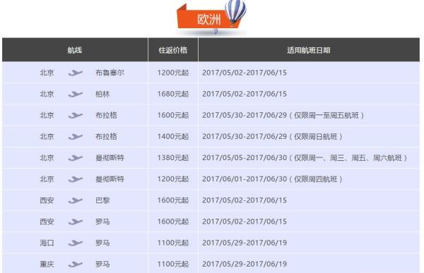 活动预告:海航会员日 国内线+国际线同促!
