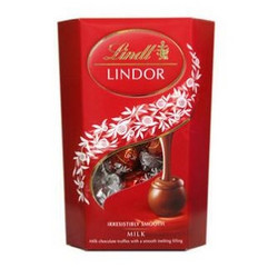 Lindt 瑞士莲 软心夹心牛奶巧克力球 16粒 200g*2盒