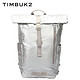  TIMBUK2美国天霸邮差包  2017升级版TUCK卷边插扣潮流15英寸双肩包 银灰色格纹Tuck背包　