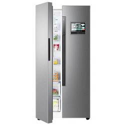 海尔(Haier) BCD-451WDIYU1 451升 对开门 冰箱 智能除霜 银