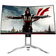 AGON 爱攻 AG2系列 AG272FCX 27英寸 VA曲面电竞显示器（144Hz、1800R）