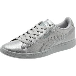 PUMA 彪马 Vikky Woven Metallic SoftFoam 女款运动板鞋