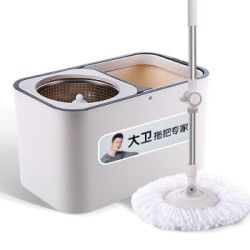 TOPOTO 拓朴大卫 双驱动旋转拖把桶  D9 +拖把头2个装*2件